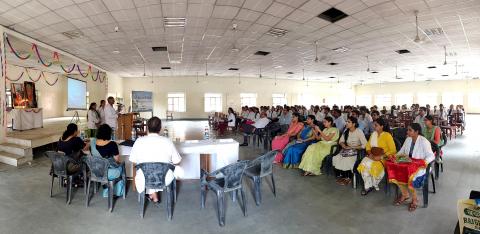 Panoramic view of the event