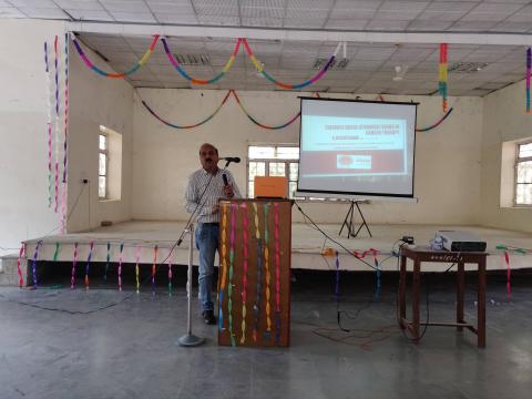 Dr. Ashok Gupta concluding the session